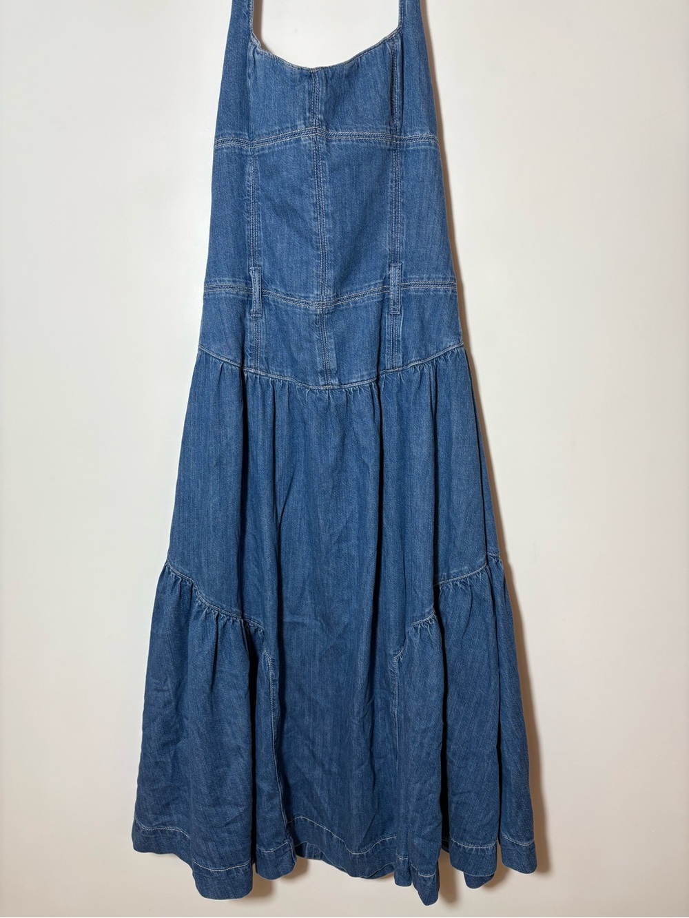 Reformation Lilith Denim Midi-Dress Size 4 - Picture 3 of 7